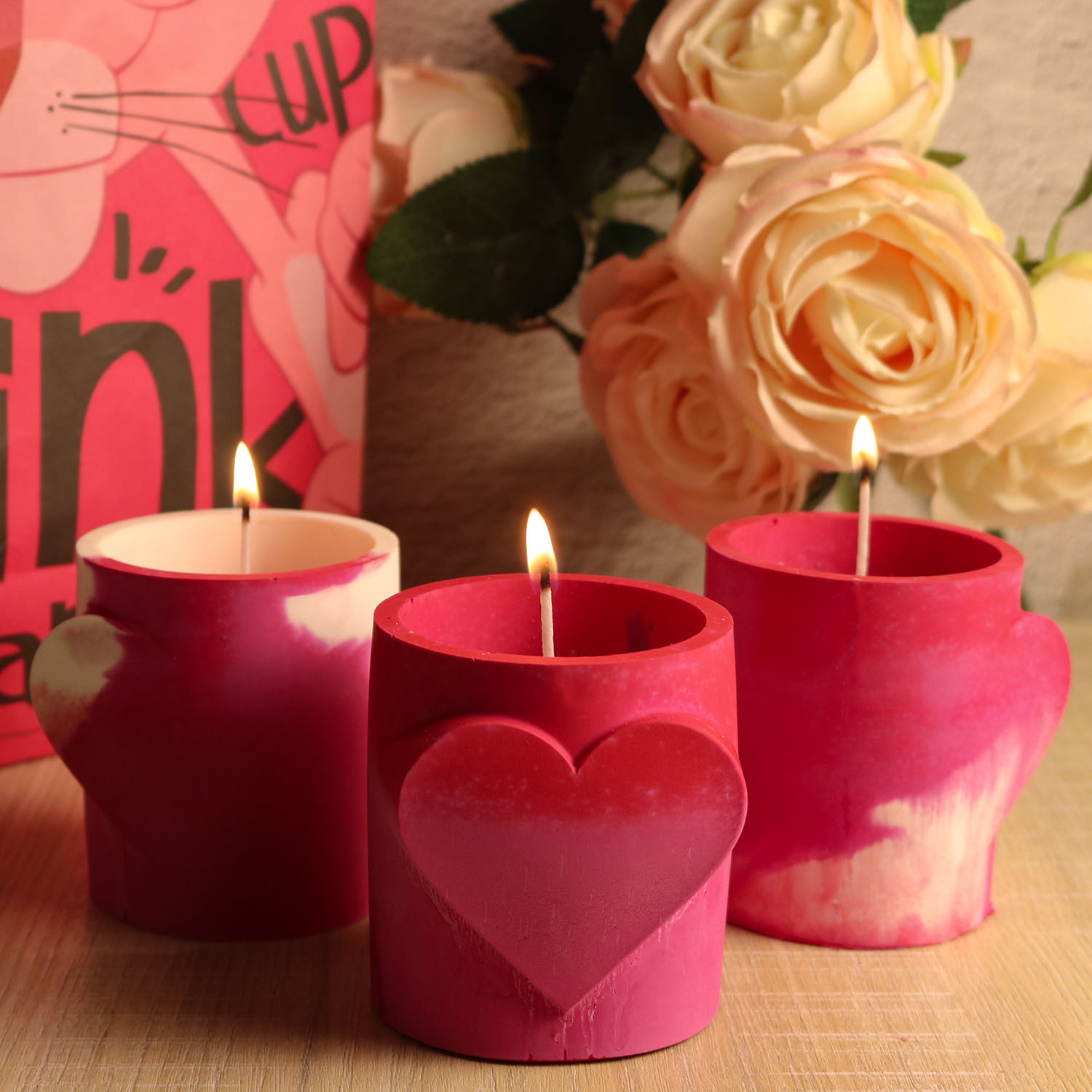 Soap Making In Home - Liefde Kaars Beker Geurkaars Siliconen Mal