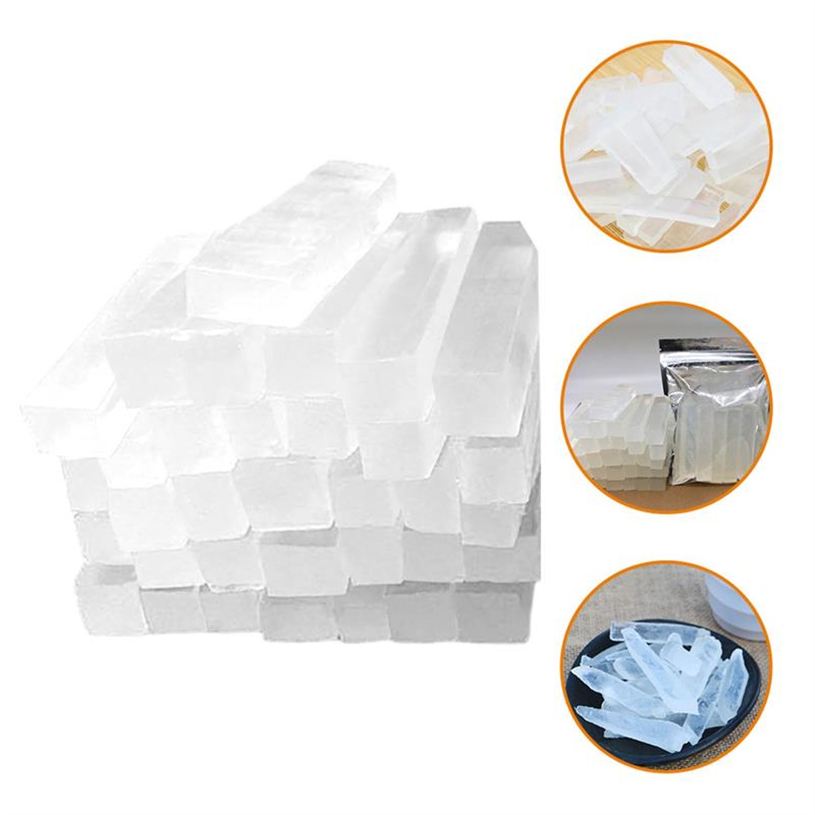 Soap Making Ingredients Natural - Transparante glycerinezeepbasis Natuurlijke plantaardige olie Diy