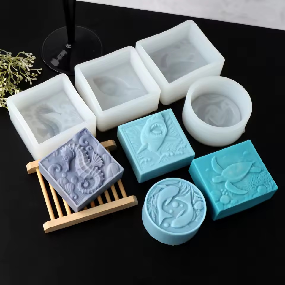 Soap Making In Home - 3D Zeepvorm van siliconen in de