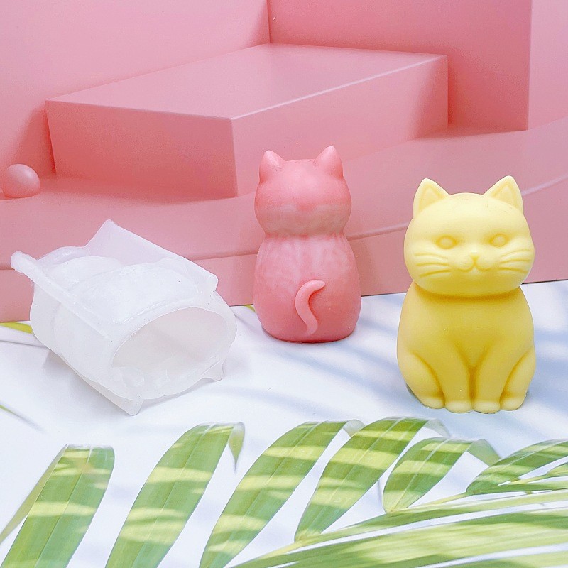 3D Fat Cat Animal Siliconen Ka - Soap Making Animal Fat recensie en prijs