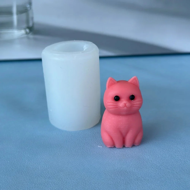 3D Fat Cat Animal Siliconen Ka - Soap Making Animal Fat recensie en prijs