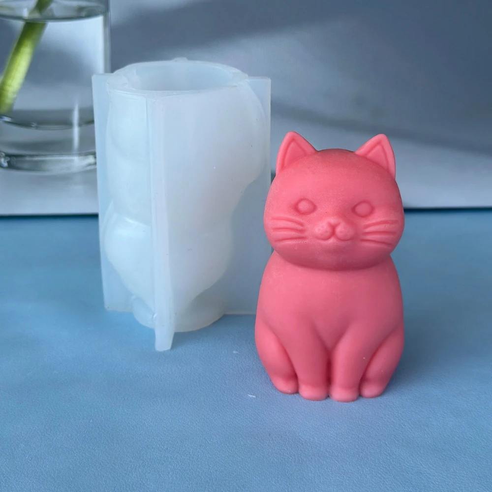 3D dikke kat Dier Siliconen Ka - Soap Making Animal Fat recensie en prijs