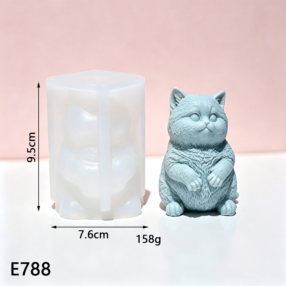 3D Fat Cat Aromatherapie Kaars - Soap Making Animal Fat recensie en prijs