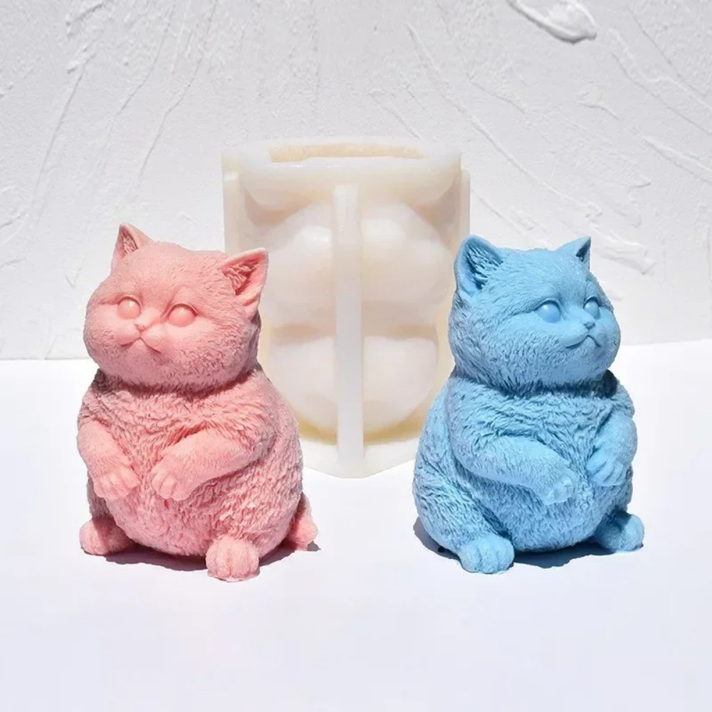 3D Fat Cat Aromatherapie Kaars - Soap Making Animal Fat recensie en prijs