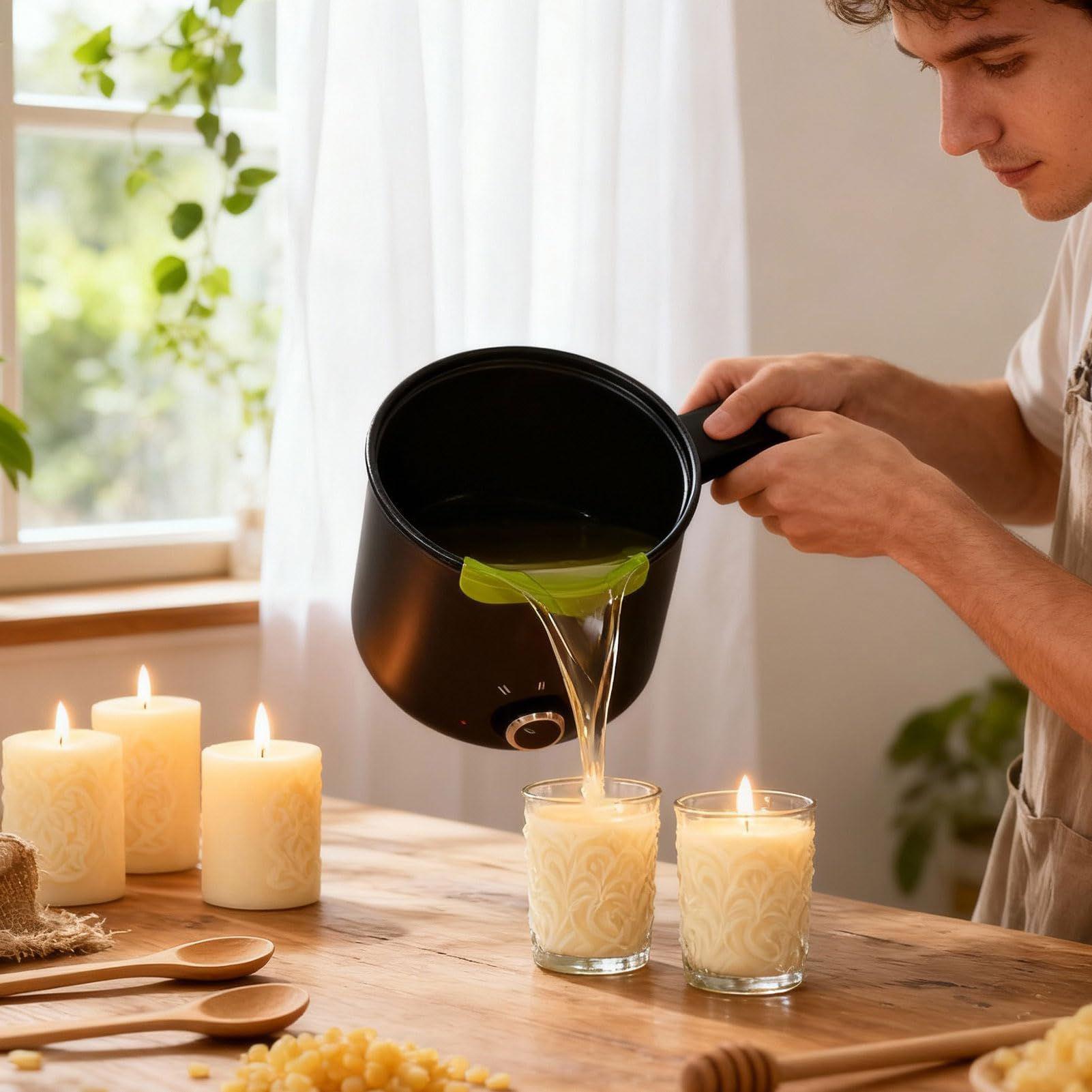Kaarswas smeltpot 1,5L grote r - Soap Making Kit recensie en prijs