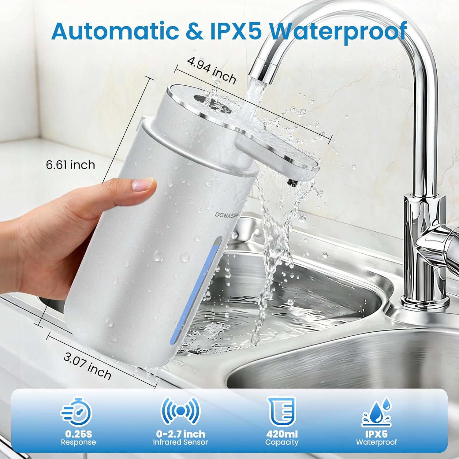 420ML Touchless Digitale Displ - Soap Making Foam recensie en prijs