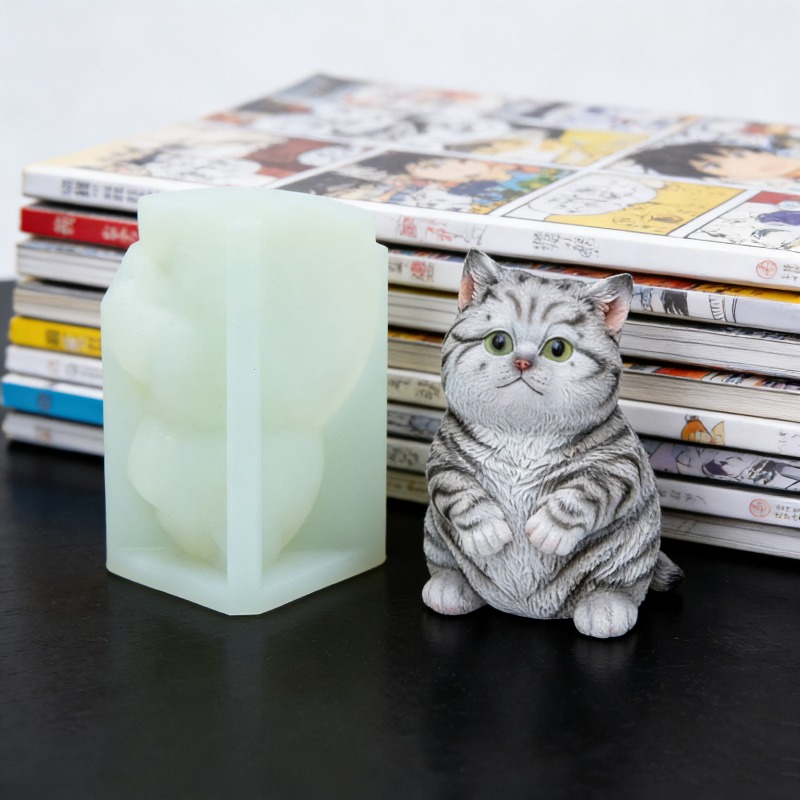 DIY Staande Dikke Kat Silicone - Soap Making Animal Fat recensie en prijs
