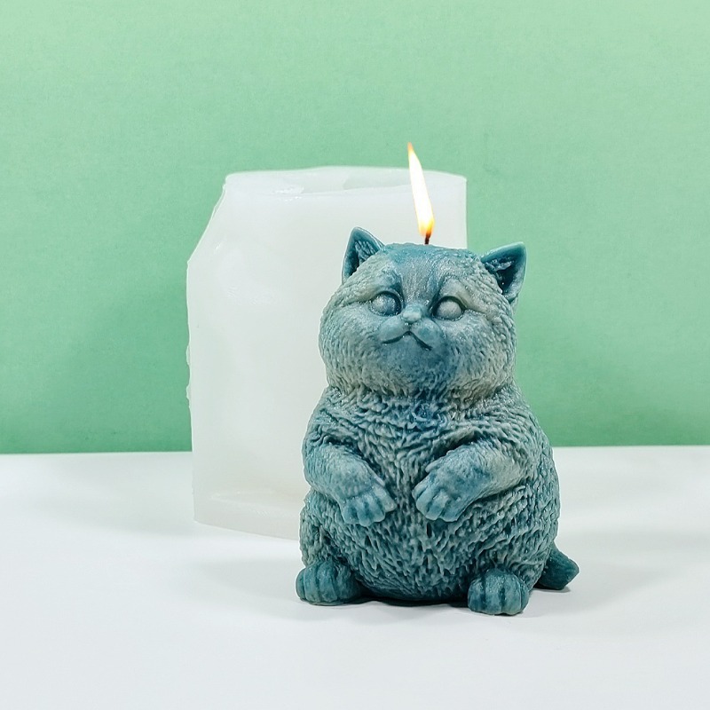 DIY Staande Dikke Kat Silicone - Soap Making Animal Fat recensie en prijs