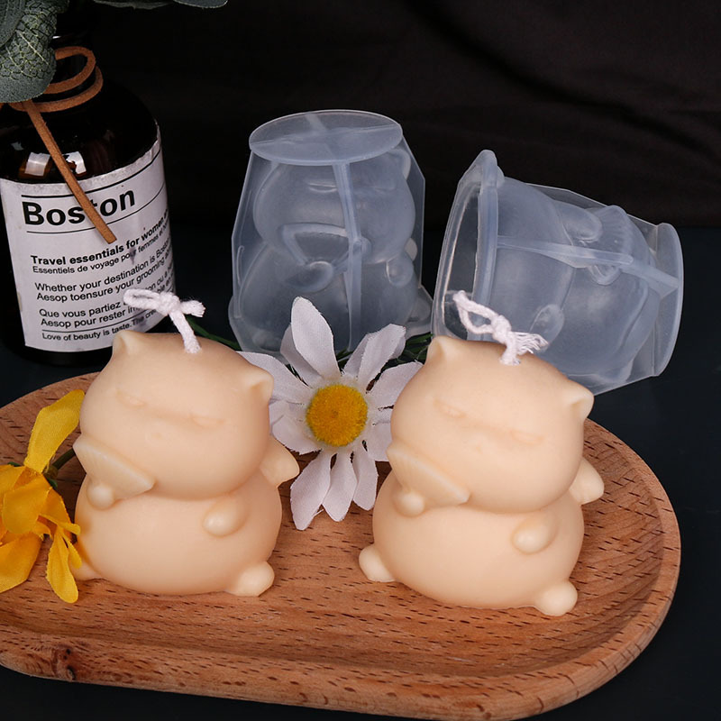 Schattige Dikke Kat Siliconen  - Soap Making Animal Fat recensie en prijs
